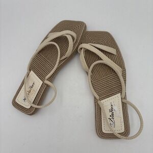 Sandals From SHEIN  Womens Braided Detail Thong Flip Flops size 36